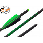 Стрела арбалетная карбоновая Centershot Toxic Carbon 20" Half Moon Nock