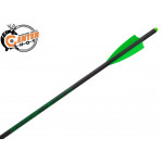 Стрела арбалетная карбоновая Centershot Toxic Carbon 20" Half Moon Nock