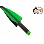 Стрела арбалетная карбоновая Centershot Toxic Carbon 20" Half Moon Nock