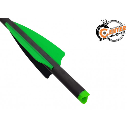 Стрела арбалетная карбоновая Centershot Toxic Carbon 20" Half Moon Nock