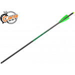 Стрела арбалетная карбоновая Centershot Toxic Carbon 22" Half Moon Nock