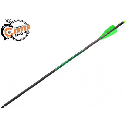 Стрела арбалетная карбоновая Centershot Toxic Carbon 22" Half Moon Nock