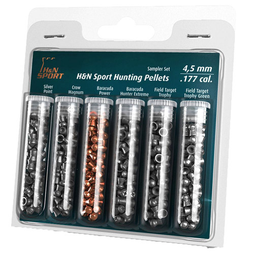 Набор пуль H&N Hunting Set 4,5 мм (6 видов, 215 шт)