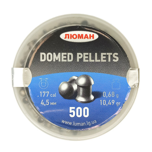 Пули Люман Domed Pellets 4,5мм 0,68г (500шт)