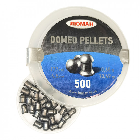 Пули Люман Domed Pellets 4,5мм 0,68г (500шт)