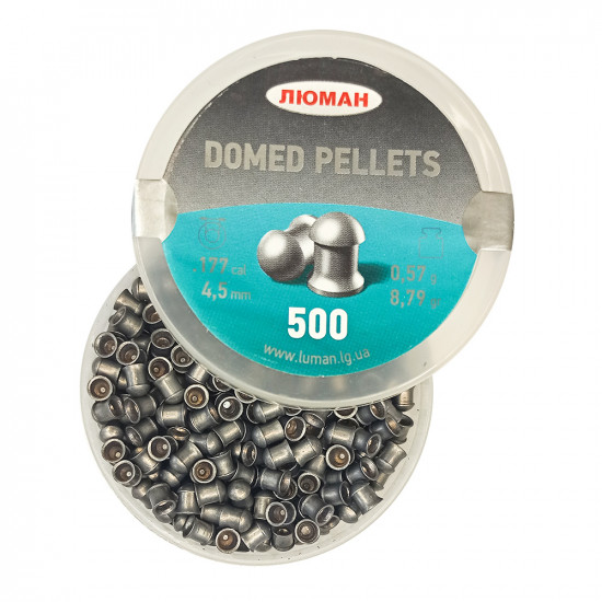 Пули Люман Domed Pellets 4,5мм 0,57г (500шт)