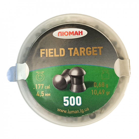 Пули Люман Field Target 4,5мм 0,68г (500шт)