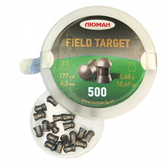 Пули Люман Field Target 4,5мм 0,68г (500шт)