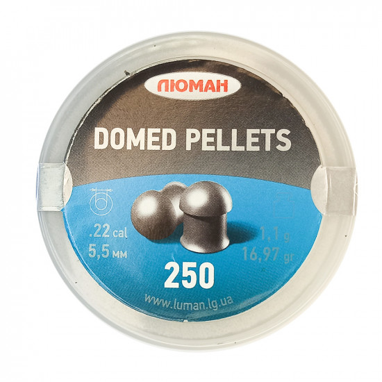 Пули Люман Domed Pellets 5,5мм 1,1г (250шт)