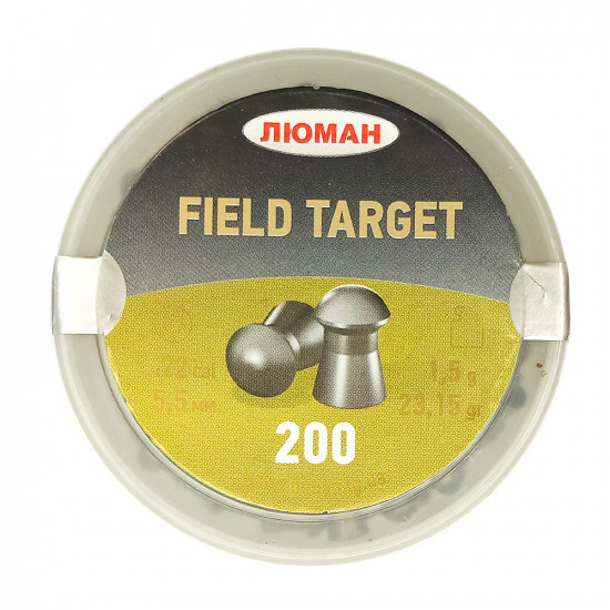 Пули Люман Field Target 5,5мм 1,5г (200шт)