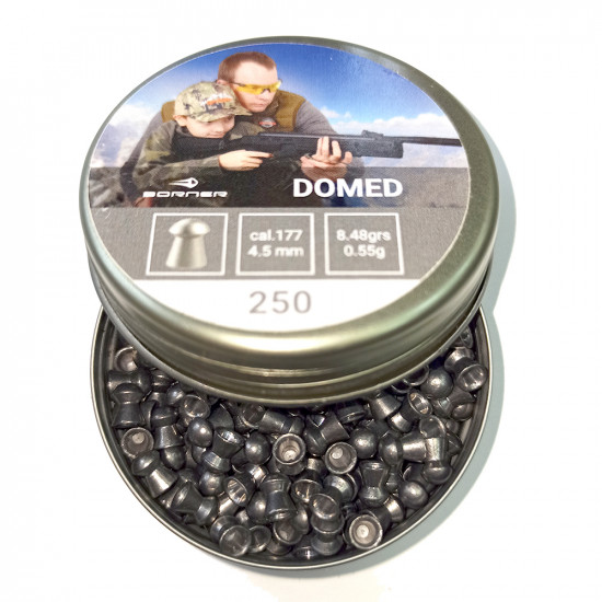 Пули Borner Domed 4,5 мм 0.55 г 250 шт