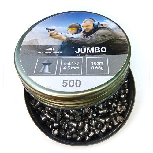 Пули Borner Jumbo 4,5 мм 0.65 г 500 шт