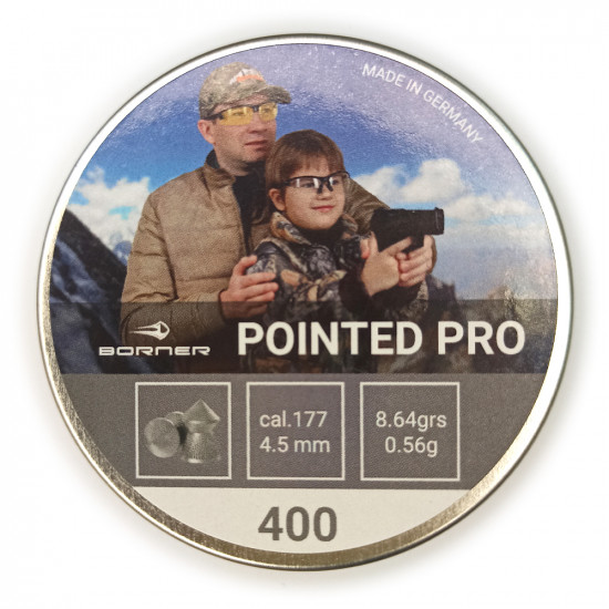 Пули Borner Pointed Pro 4,5 мм 0.56 г 400 шт