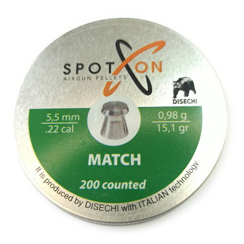 Пули SPOTON Match 5,5мм 0.98g (200 шт)