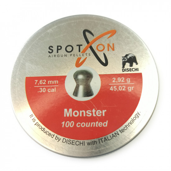 Пули SPOTON Monster 7,62мм 2.92g (100 шт)