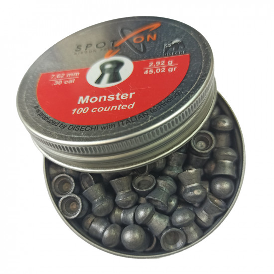 Пули SPOTON Monster 7,62мм 2.92g (100 шт)