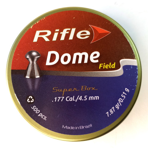 Пули для пневматики RIFLE Field Series Dome 4,5 мм 0,51гр (500 шт)