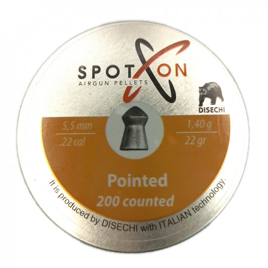 Пули SPOTON Pointed 5.5мм 1.4г (200шт)