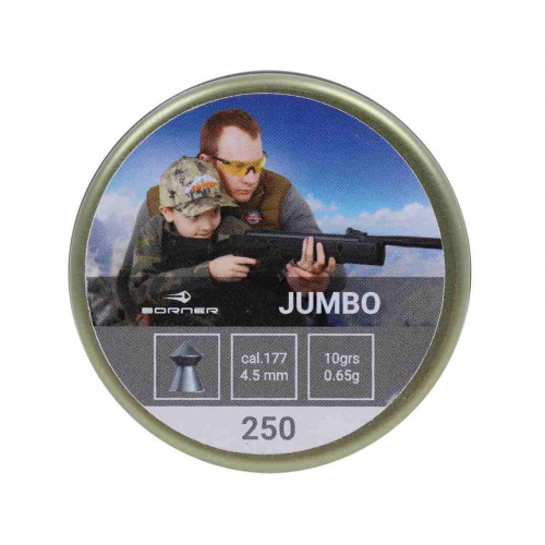 Пули для пневматики Borner Jumbo 4,5мм 250шт