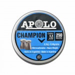 Пули для пневматики Apolo Champion 4,5мм 0,55гр 250шт