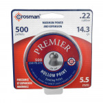 Пули пневматические Crosman Premier Hollow Point 5,5 мм 14,3 гр 500шт