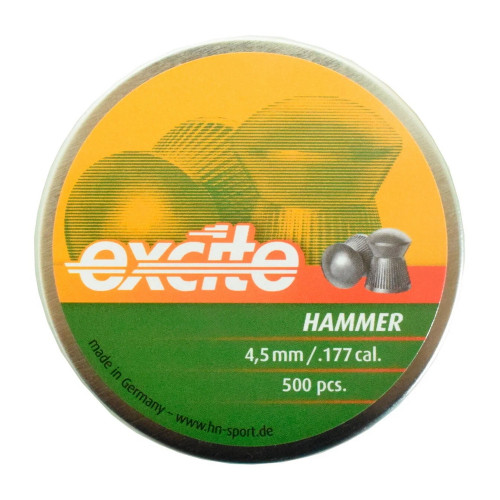 Пули для пневматики H&N Excite Hammer 5,5мм 0,98гр 250шт