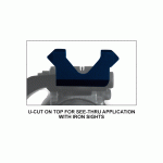 Кронштейн боковой Leapers UTG PRO (U978S) с верхней базой Weaver для оружия на базе АК