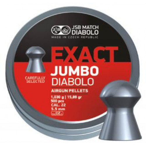 Пули для пневматики JSB Exact Jumbo Diabolo 5,5мм 1,03г (250шт) 