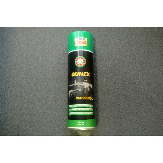 Масло оружейное Gunex Waffenol Spray, 400 мл