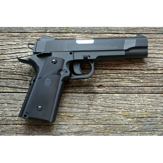 Пистолет пневматический Stalker S 1911G (аналог Colt 1911) 4,5мм (пластик, черный)