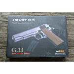 Пистолет страйкбольный Galaxy G.13 (COLT 1911 Classic Black) кал. 6мм