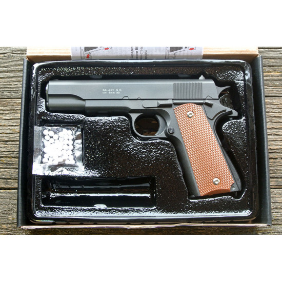 Пистолет страйкбольный Galaxy G.13 (COLT 1911 Classic Black) кал. 6мм