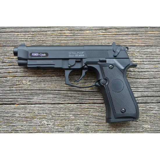 Пистолет пневматический Stalker SСM9P (аналог Beretta M9) кал. 6мм, пластик