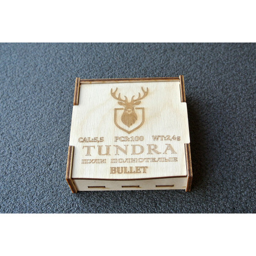 Пули Tundra Bullet кал. 5,5мм, вес 2,4г  (100шт)