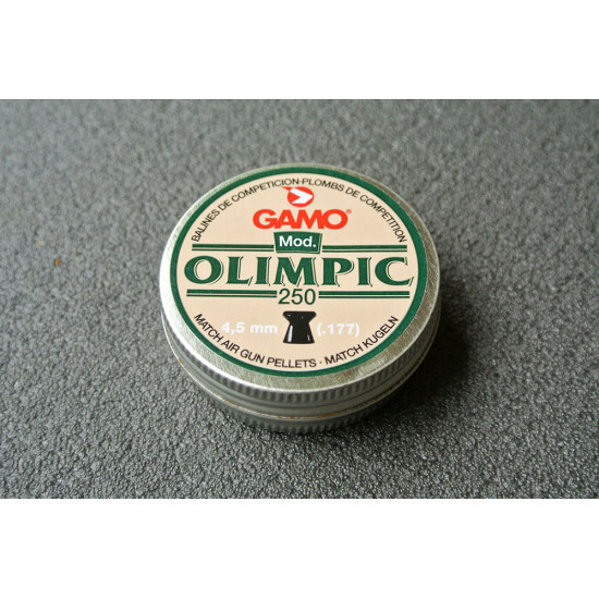 Пули для пневматики Gamo Olimpic 4,5мм 0,49г (250шт)