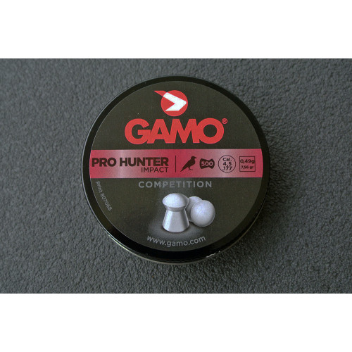 Пули для пневматики GAMO Pro Hunter 4,5мм 0,49гр (500 шт) 