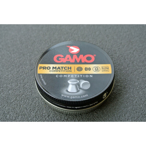 Пули для пневматики GAMO Pro Match 4,5мм 0,49гр (500 шт) 