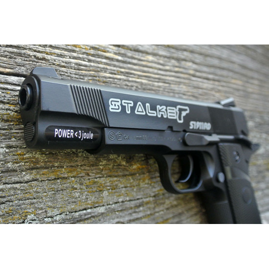 Пистолет пневматический Stalker S 1911RD (аналог Colt 1911) 4,5мм (мет/пласт, черный)