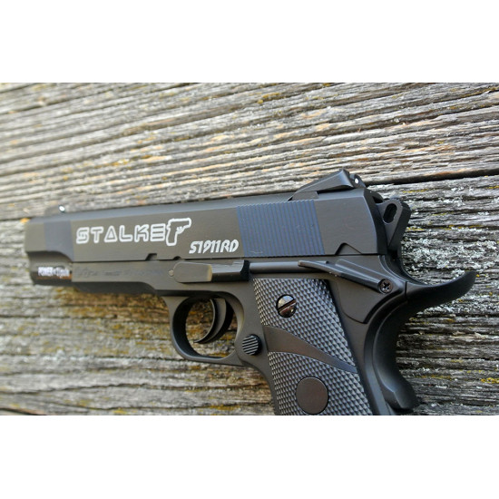 Пистолет пневматический Stalker S 1911RD (аналог Colt 1911) 4,5мм (мет/пласт, черный)