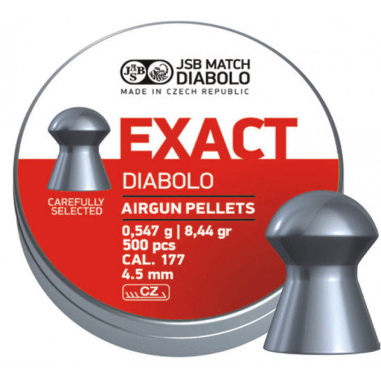 Пули для пневматики JSB Exact Diabolo 4,5мм 0,547гр. (500шт) 