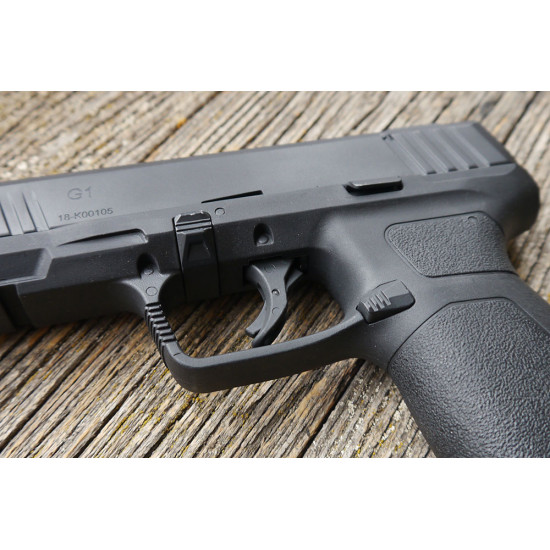 Оружие списанное охолощенное G1 KURS (Glock) кал.10ТК, Черный матовый