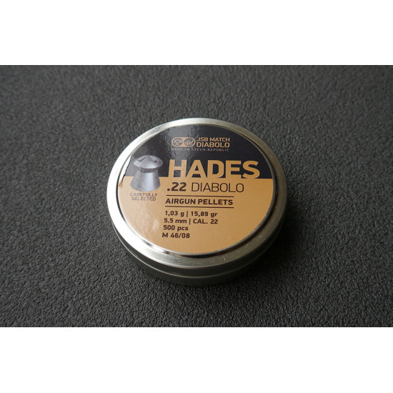 Пули для пневматики JSB HADES Diabolo 5,5мм 1,03г (500шт)