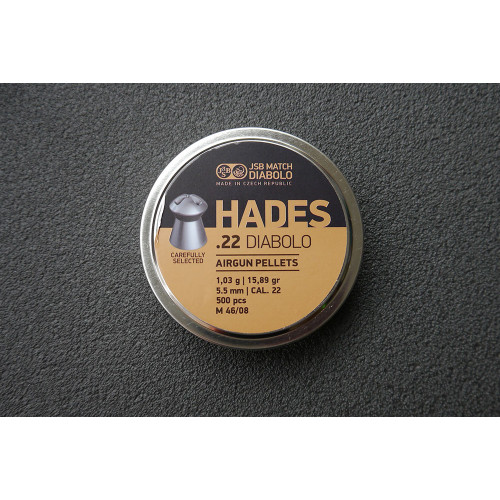 Пули для пневматики JSB HADES Diabolo 5,5мм 1,03г (500шт)