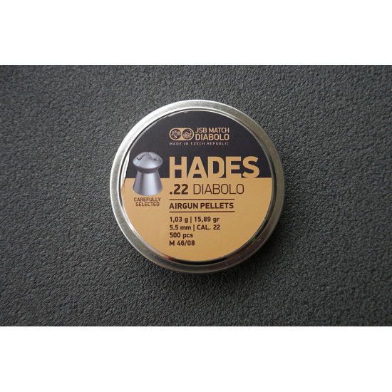 Пули для пневматики JSB HADES Diabolo 5,5мм 1,03г (500шт)