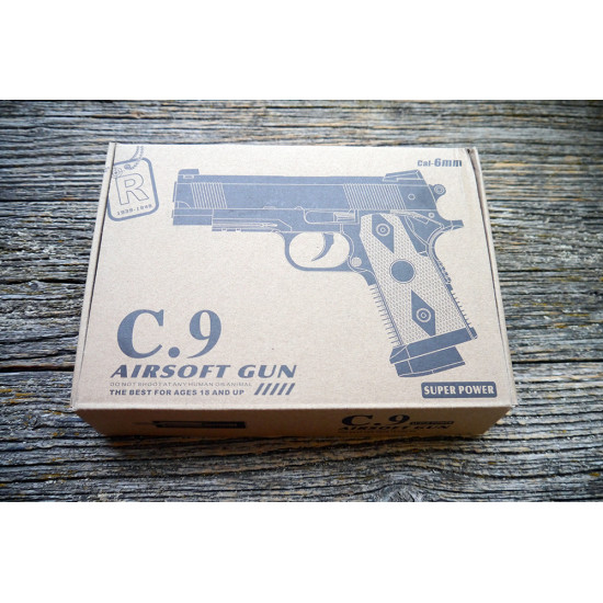 Пистолет страйкбольный С.9 кал. 6мм (Airsoft Gun)