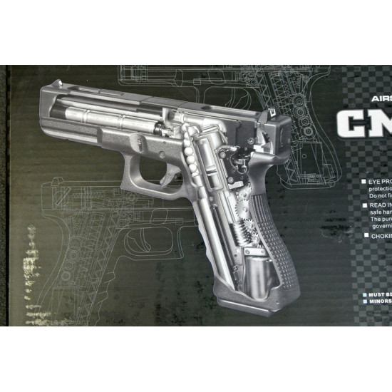 Пистолет страйкбольный CYMA Glock 18 Сustom (CM.030)