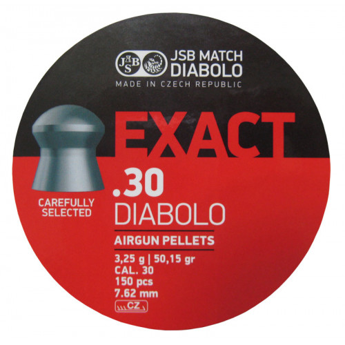 Пули для пневматики JSB Exact Diabolo 7,62мм 3,2г (150шт)