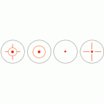 Прицел коллиматорный Target Optic 1*22*33 открытого типа на Weaver