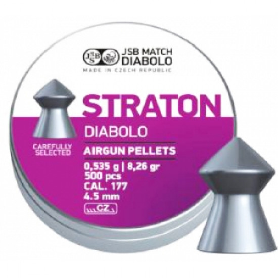 Пули для пневматики JSB Straton Diabolo 4,5мм 0,535гр (500шт)