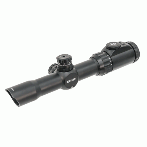 Прицел LEAPERS Accushot T8 Tactical 1-8X28, 30mm, подсв.36цв., сетка Mil-dot выгр.,кольца